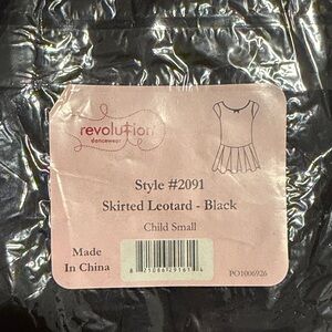 Revolution Black Skirted Leotard for Kids